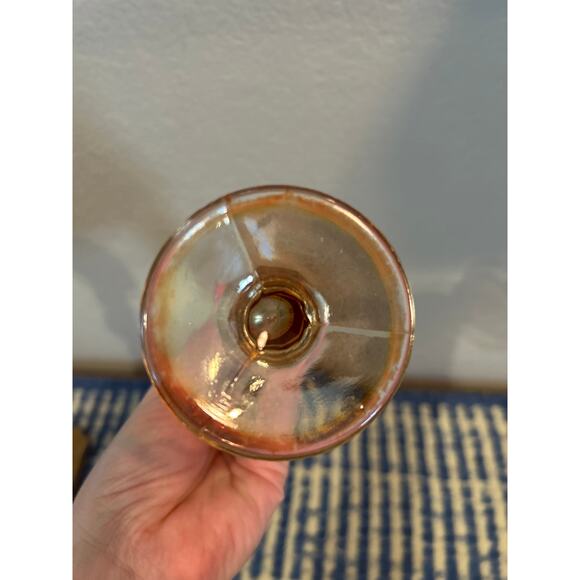 Vintage Carnival Glass Bud Vase - Picture 3 of 6